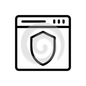 Internet  vector thin line icon