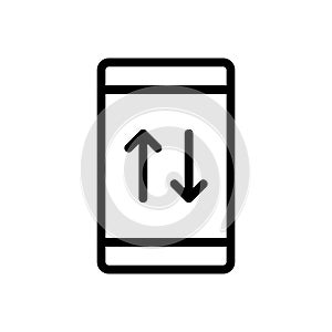 Internet vector thin line icon