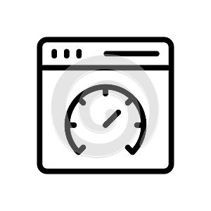 Internet vector thin line icon