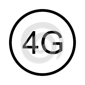 Internet vector thin line icon