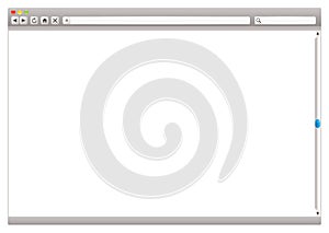 Internet web browser slider photo