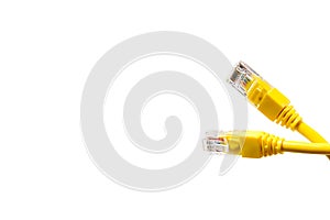 Internet wire cat6 cat5. the concept of connecting to an Internet network or providing construction, repair, and high