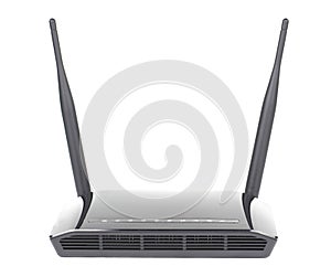 Internet Wireless Modem Router on White background