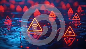 Internet Wireless Network With Alert Notifications photo