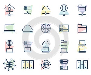 Internet world, icon