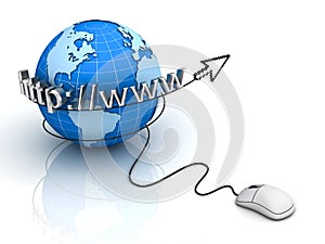 Internet World Wide Web Concept