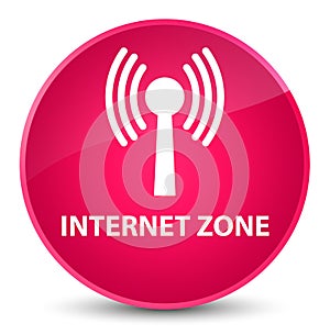 Internet zone (wlan network) elegant pink round button