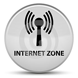 Internet zone (wlan network) special white round button