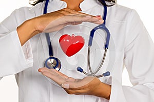 Internist with heart