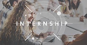 Internship Learning Career Preparation Concept photo