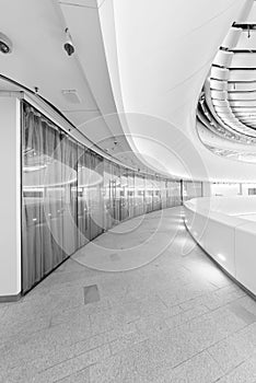 Corridor of modern building