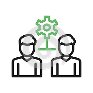 Interpersonal icon vector image.