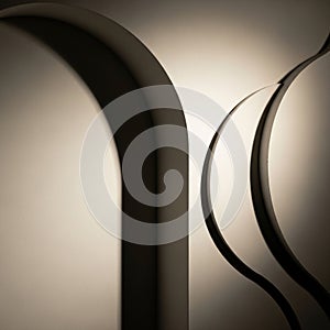 The interplay of light and shadow emphasizes the smooth contours and