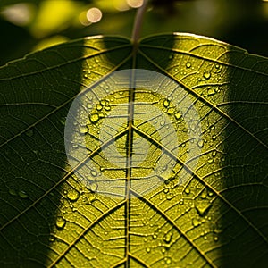 While the interplay of light and shadow enhances the three dimensional