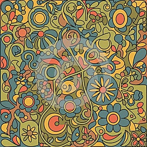 Interplay of shapes and lines forms a cohesive visually captivating