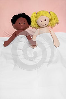 Interracial couple photo