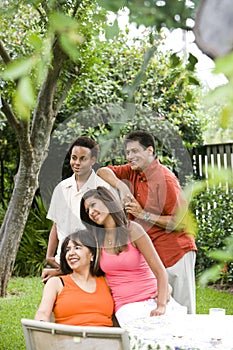Interracial family