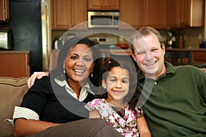 Interracial Family photo