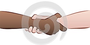Interracial Handshake Grip