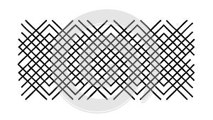 Intersecting Diagonal Lines Abstract Grid Pattern, vector design Generative AI
