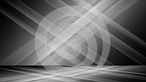 Intersecting diagonal translucent geometric planes creating a layered abstract pattern