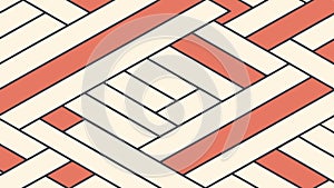 Intersecting Geometric Pattern, vector design Generative AI