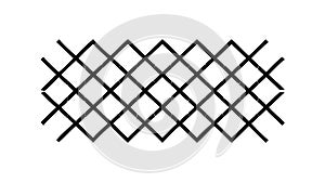 Intersecting Lattice Pattern, Abstract Geometric Texture, vector design Generative AI