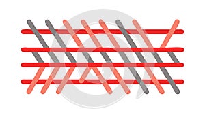 Intersecting Lines Abstract Network Connection Vector, vector design Generative AI