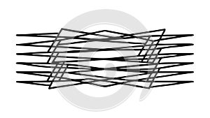 Intersecting Lines Grid, Minimalist Abstract Pattern, vector design Generative AI