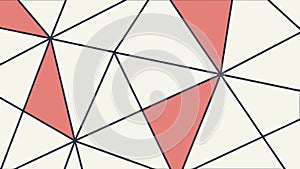 Intersecting Lines and Triangles Pattern, Abstract Geometric Design, vector design Generative AI