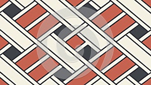 Intersecting Rectangles Pattern, Abstract and Geometric Design, vector design Generative AI