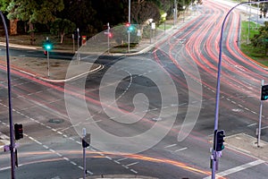 Intersection Light Trails
