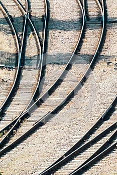 Intersection of railways in Tallin