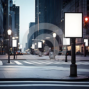 Intersection signposts ensuring efficient and safe navigation