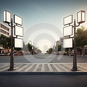Intersection signposts ensuring efficient and safe navigation