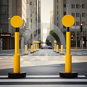 Intersection signposts ensuring safe and efficient navigation