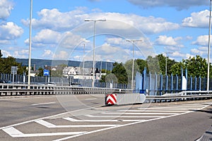 intersection on top of RaiffeisenbrÃ¼cke