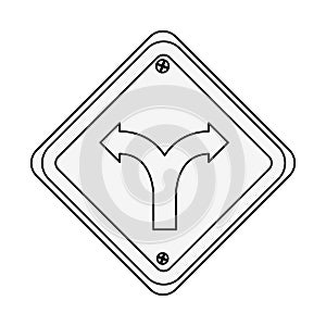 Intersection traffic signal icon