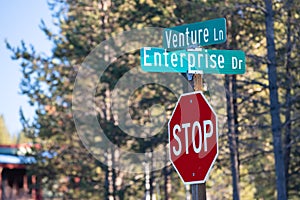 Intersection of Venture lane and Enterprise drive