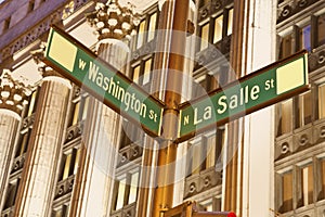 Intersection of Washington and La Salle