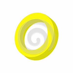 Intersex sign icon, cartoon style