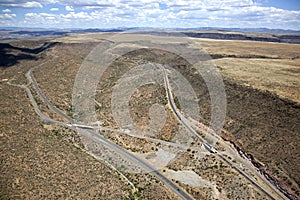 Interstate 17 cutting through Arizona