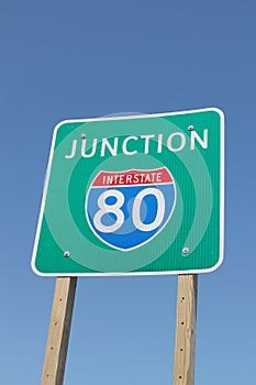 Interstate 80 Sign