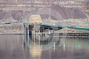 Interstate 90 bridge at Vantage crossing the Columbia River