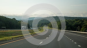 Interstate 90 Scenery In New England