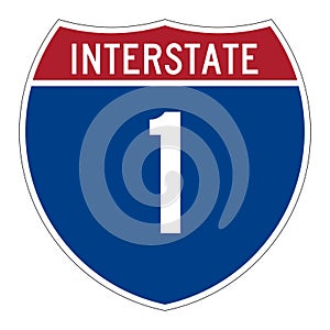 Interstate highway 3 road sign