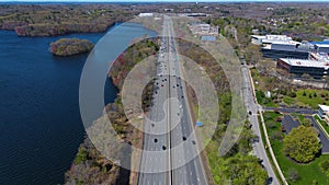 Interstate Highway 95 I-95, Waltham, Massachusetts, USA