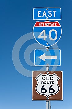 Interstate I-40 sign