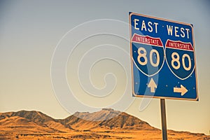 Interstate I-80 Nevada