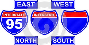 Interstate Road Sign